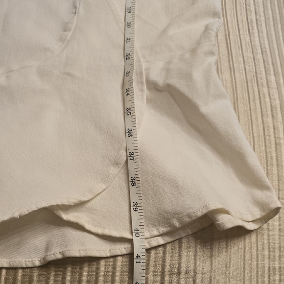 Ashley Stewart Cream Off-Shoulder Mini Dress - Picture 11 of 14